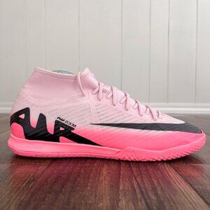 Nike Zoom Mercurial Superfly 9 Academy IC Soccer Shoe High Top Mens Size 10 Pink